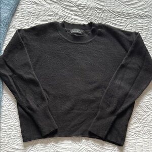 Tahari Black 100% Merino Wool Sweater